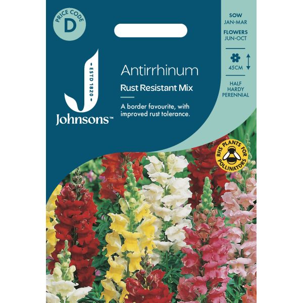 Antirrhinum Rust Resistant Mixed Seed
