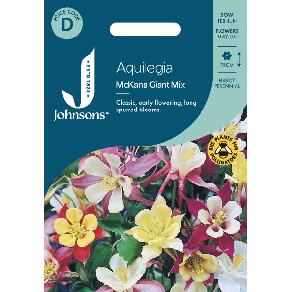 Aquilegia Mckana Giant Mixed Seeds