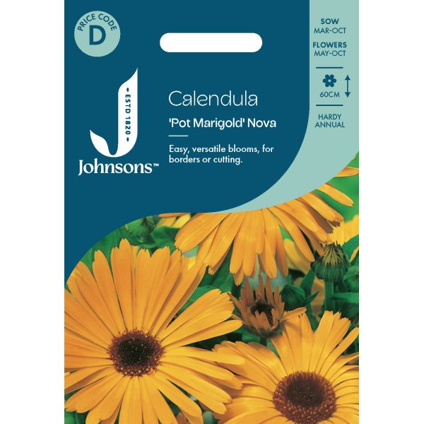 Calendula Pot Marigold Nova Seeds