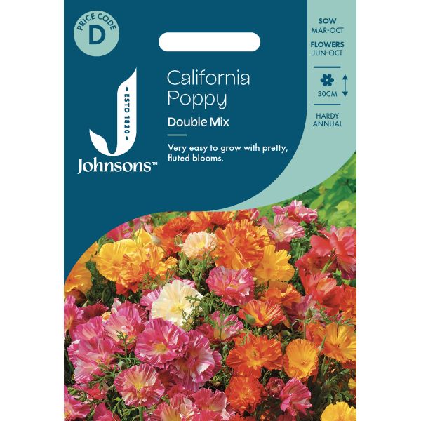 double poppy flower seeds California Poppy Double Mixed Seeds