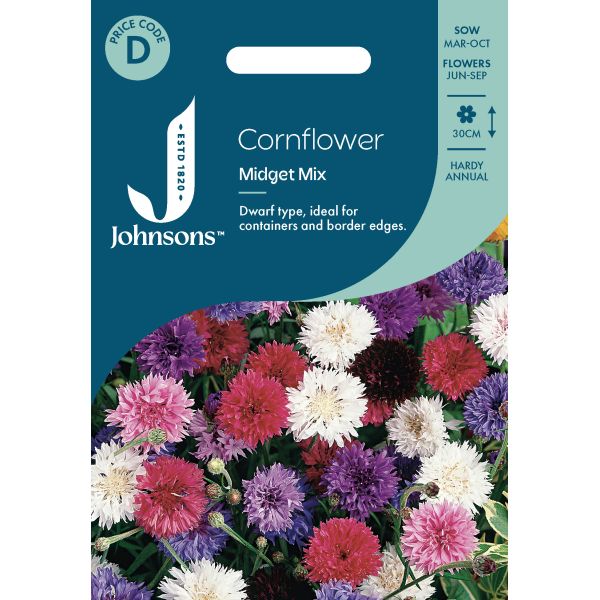 Cornflower Midget Mix Seeds