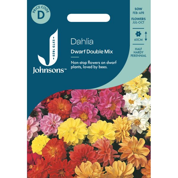 Dahlia Dwarf Double Mixed Seeds