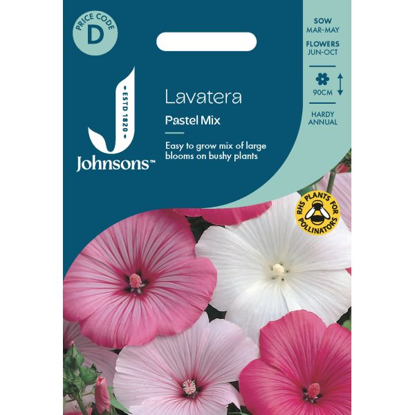 Lavatera Pastel Mix Seeds