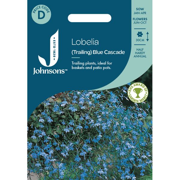 Lobelia (Trailing) Blue Cascade Seeds