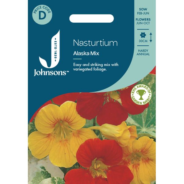 Nasturtium Alaska Mixed Seeds