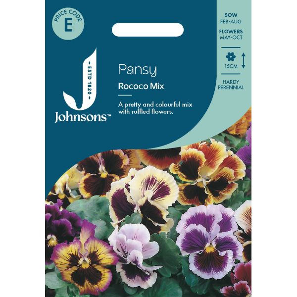 Pansy Rococo Mix Seeds