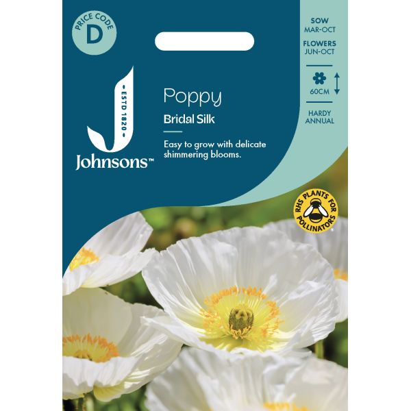 Poppy Bridal Silk Seeds