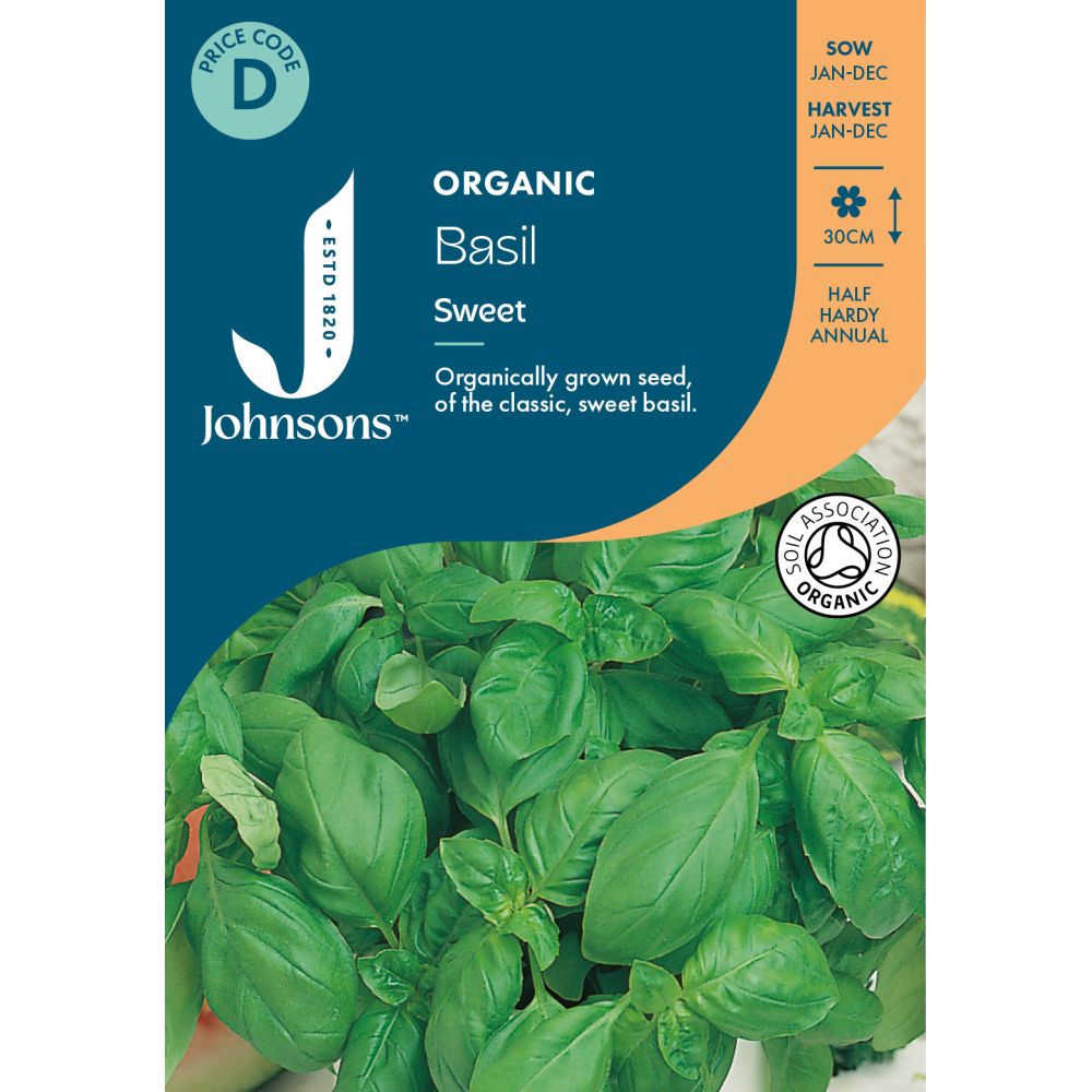 Basil Sweet Organic Seeds
