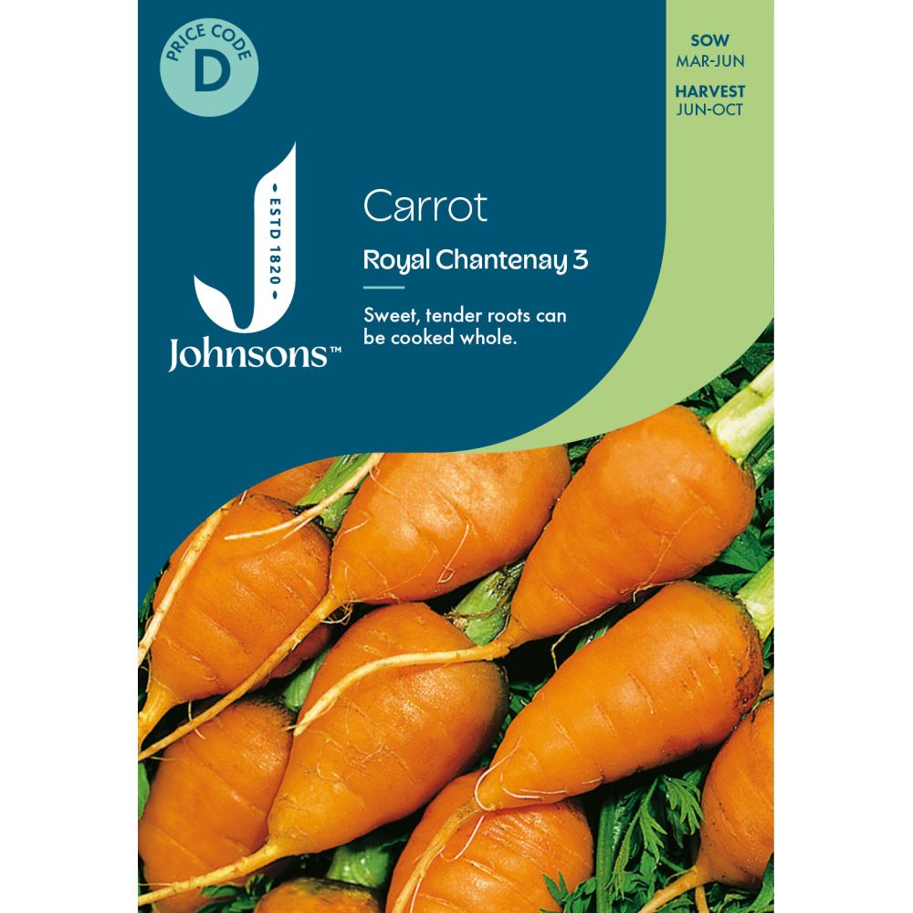 Carrot Royal Chantenay 3 Seeds