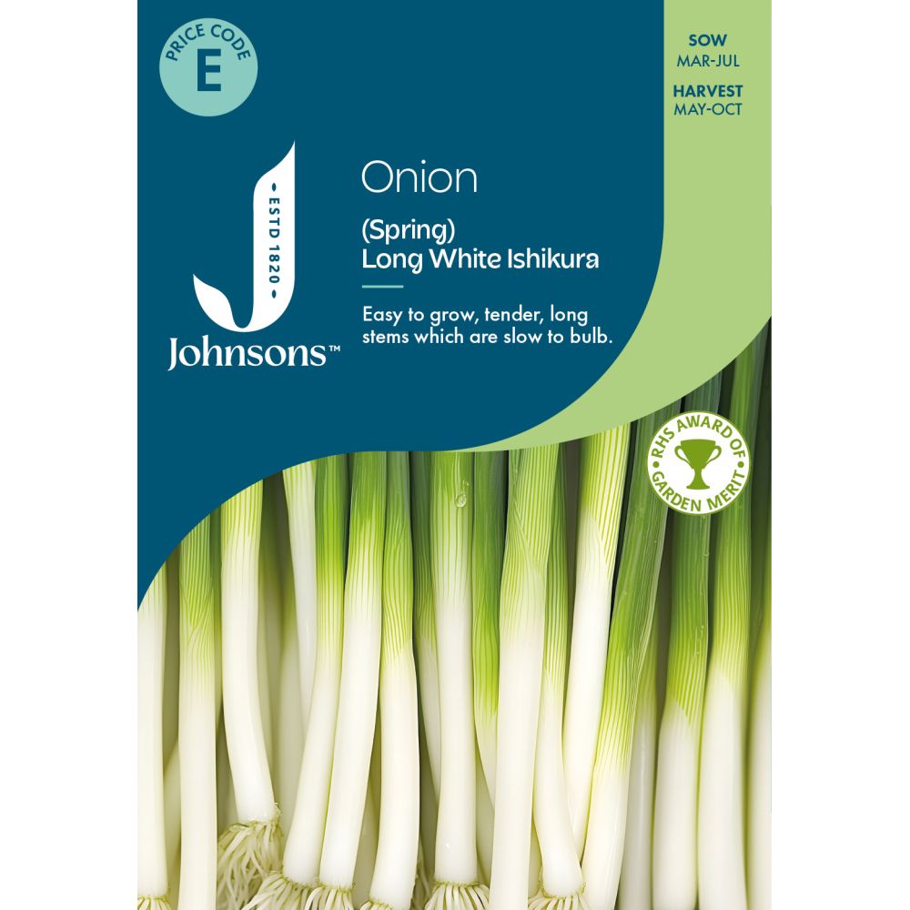 Spring Onion Long White Ishikura Seeds