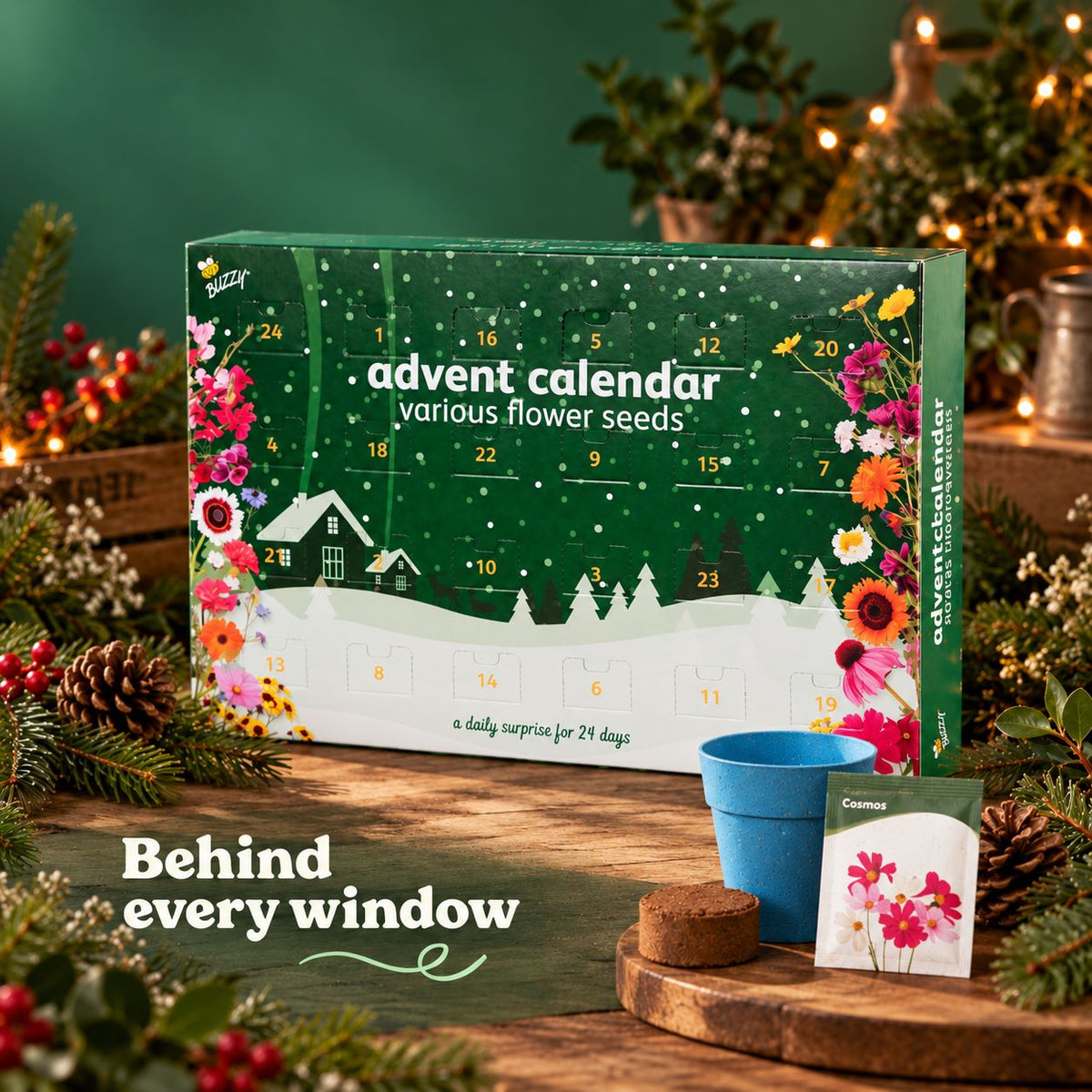 Christmas in Bloom – Flower Seed Advent Calendar