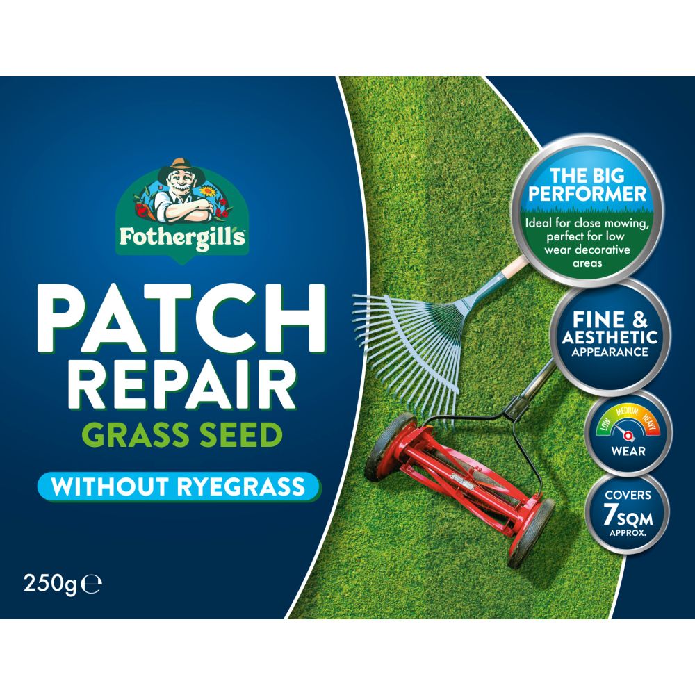 Patch Repair Lawn Seed Without Ryegrass 250g