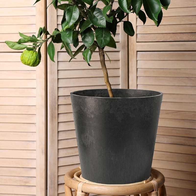 Octavia Planter 28cm Pot Slate | Johnsons