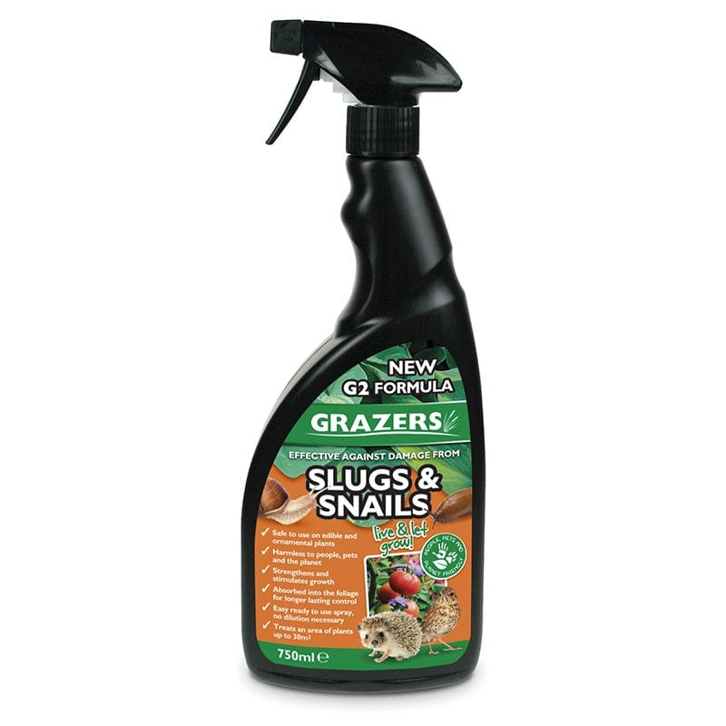 slug spray for garden Grazers Slugs & Snails Deterrent Spray
