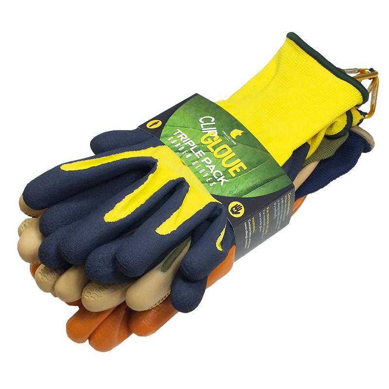 3 Pairs (large) ClipGlove Gloves Triple pack - Male