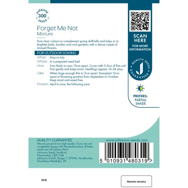 Forget Me Not Mixed Seeds