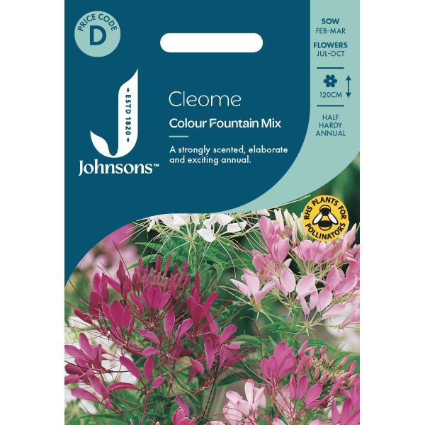 Cleome Colour Fountain Mix Seeds