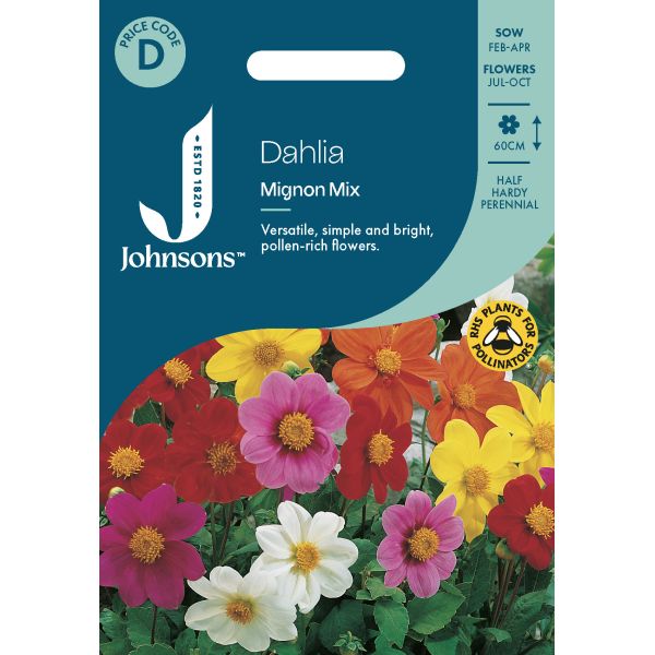 Dahlia Mignon Mix Seeds