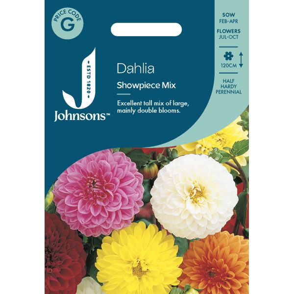 Dahlia Showpiece Mixed Seeds