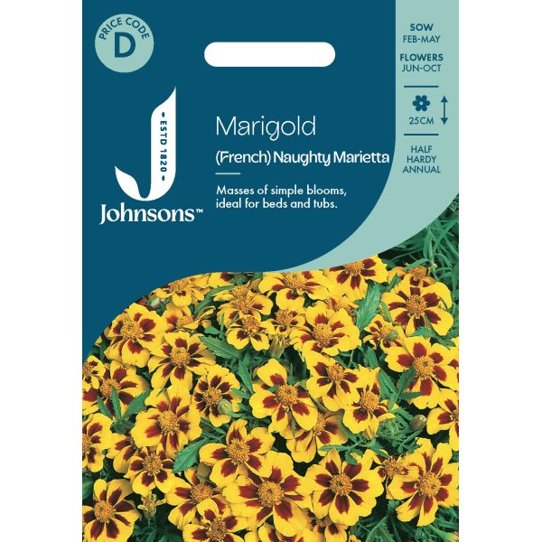 Marigold (French) Naughty Marietta Seeds
