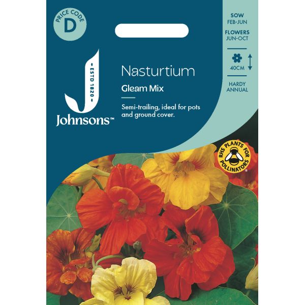 Nasturtium Gleam Mixed Seeds