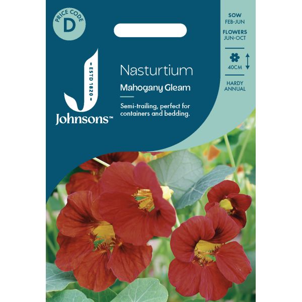 Nasturtium Mahogany Gleam Seeds
