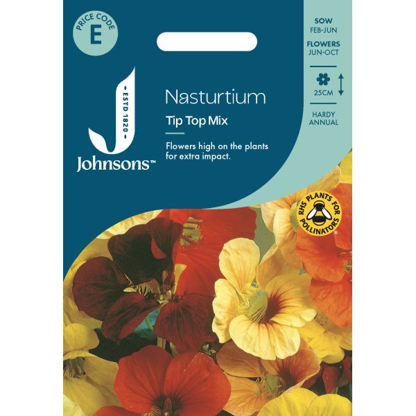 Nasturtium Tip Top Mix Seeds