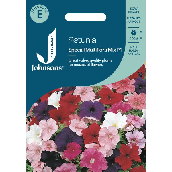 Petunia Special Multiflora Mix F1 Seeds