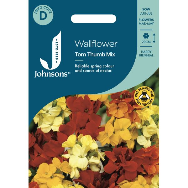 Wallflower Tom Thumb Mixed Seeds