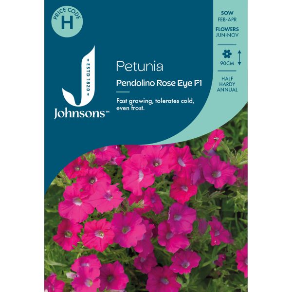 Petunia Pendolino Rose Eye Seeds