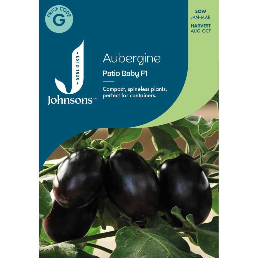 Aubergine Patio Baby F1 Seeds