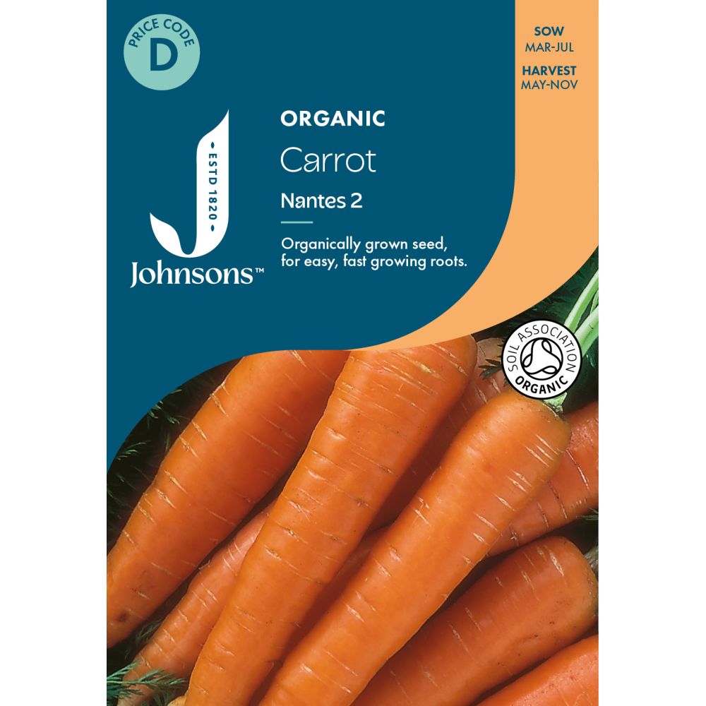 Carrot Nantes 2 Organic Seeds