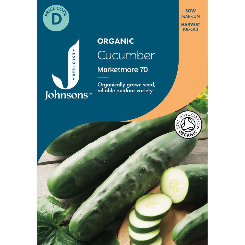 Cucumber Marketmore 70 Organic Seeds