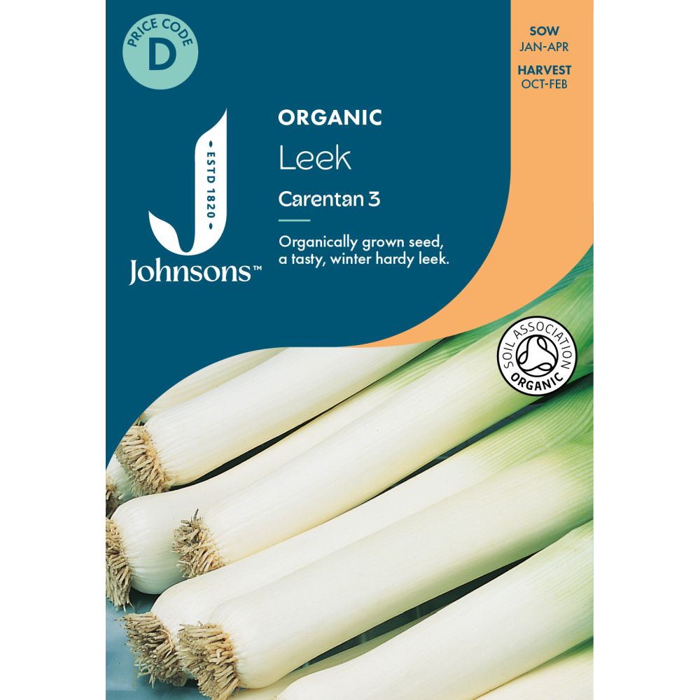 Leek Carentan 3 Organic Seeds