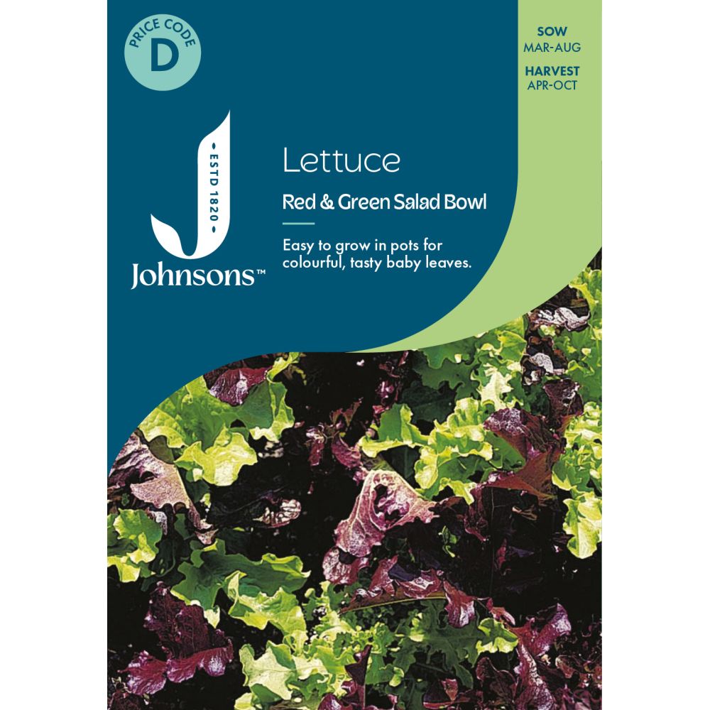 Lettuce Red & Green Salad Bowl Mixed Seeds