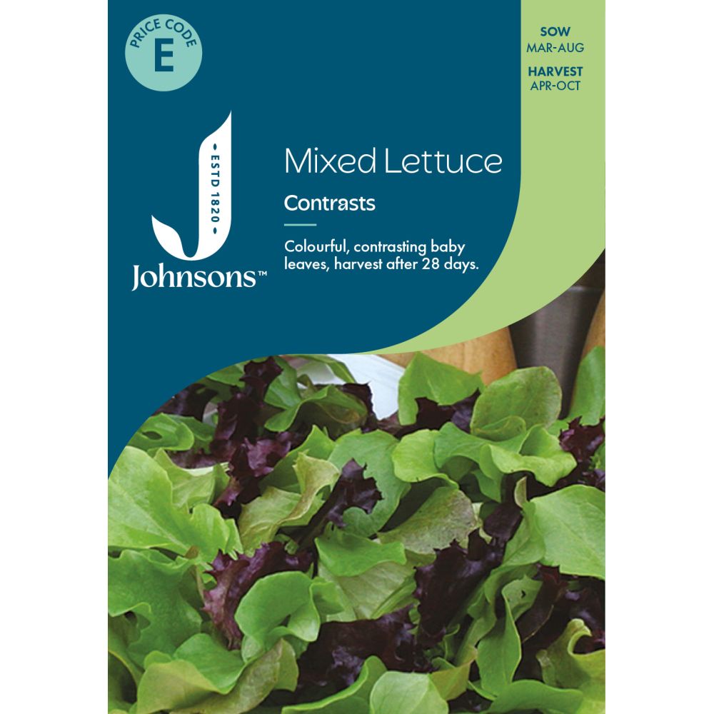 Mixed Lettuce Contrasts Seeds