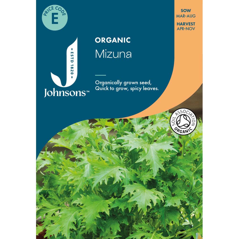 Mizuna Organic Seeds