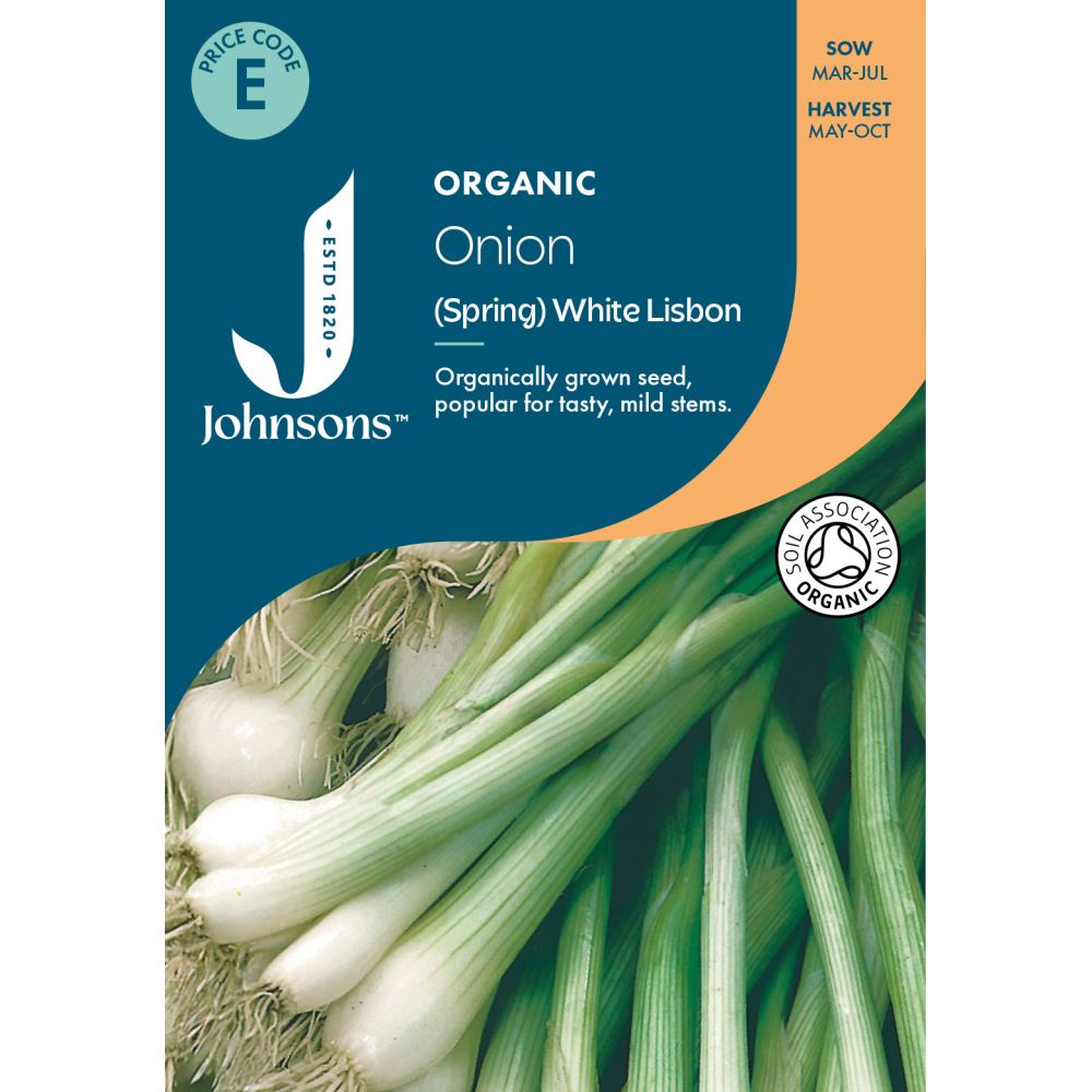Spring Onion White Lisbon Organic Seeds