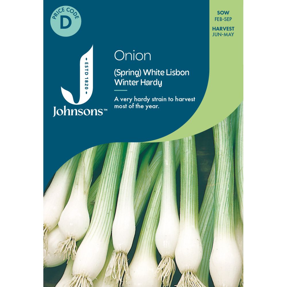 Spring Onion White Lisbon Winter Hardy Seeds