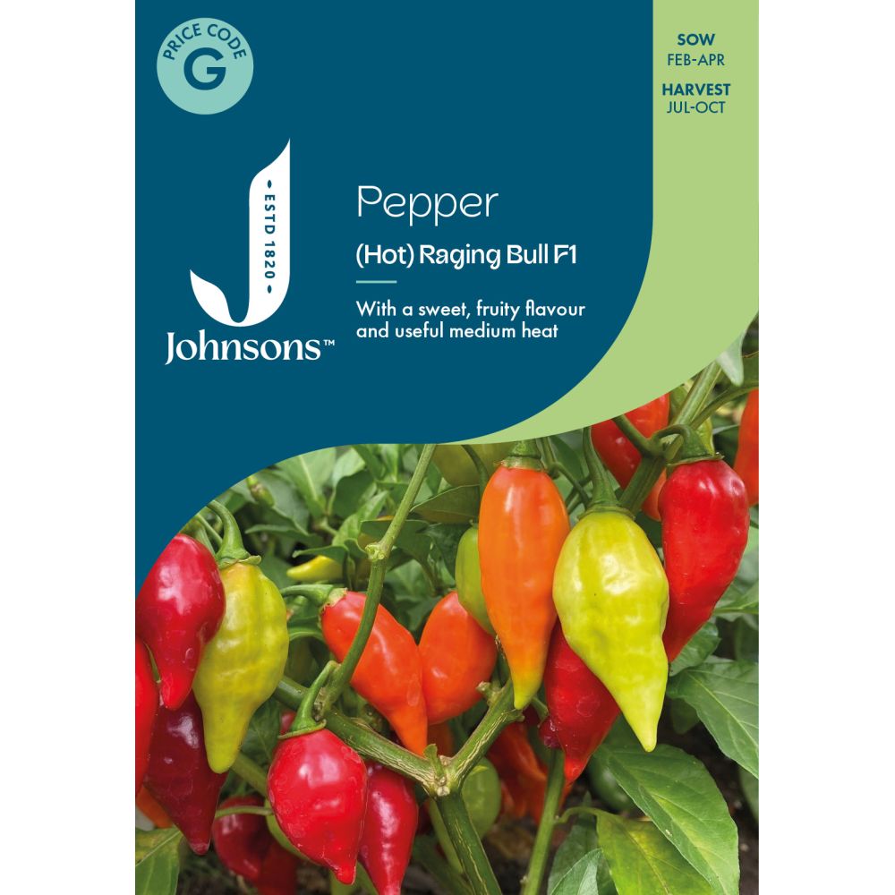 Chilli Pepper Raging Bull F1 Seeds