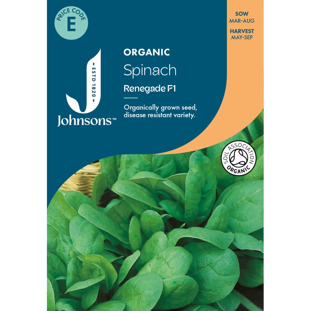 Spinach Renegade F1 Organic Seeds