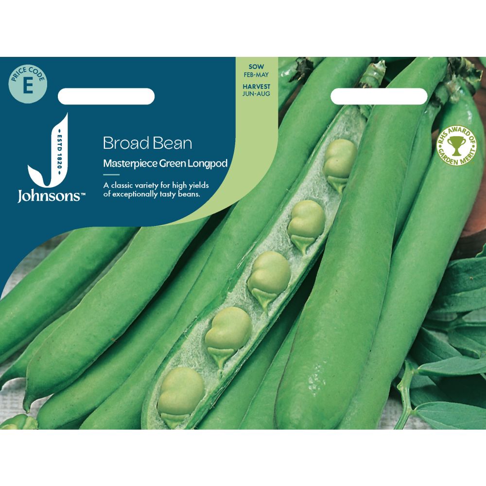Broad Bean Masterpiece Green Longpod Seeds