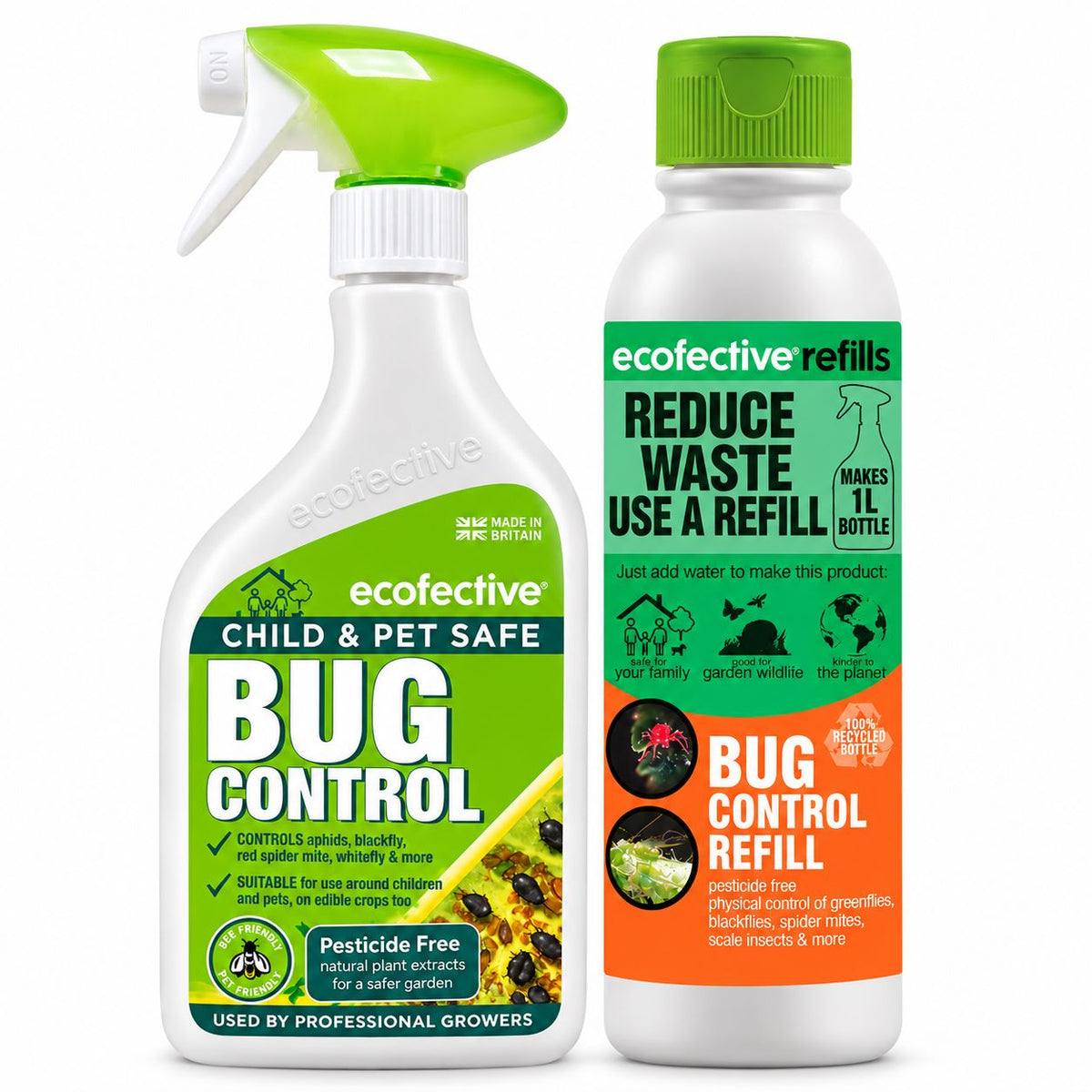 Bug Control Spray 1ltr and Concentrate Refill 200ml