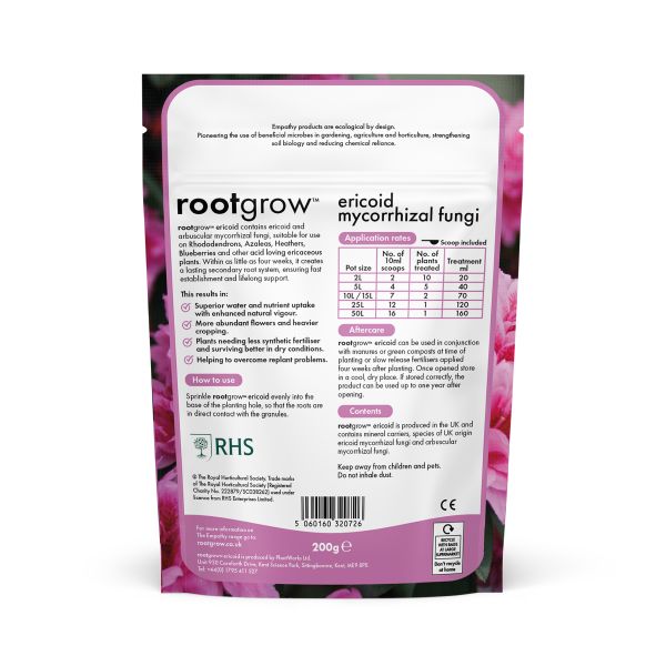 Ericoid Rootgrow with Mycorrhizal Fungi 200g
