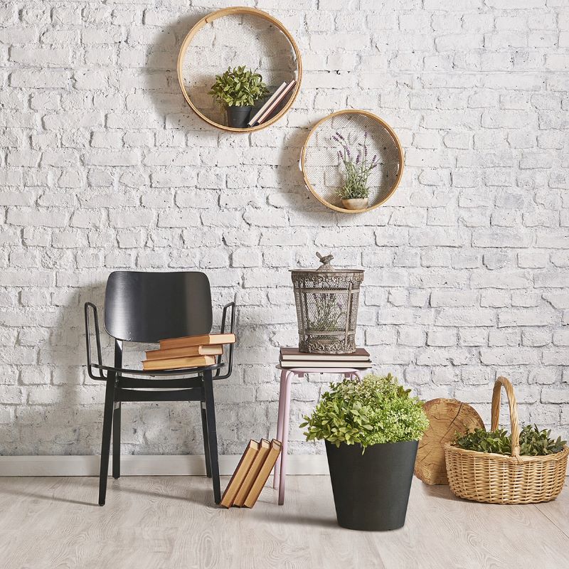 Octavia Recycled and Unbreakable Plant Pots Set of 2 (28, 38cm)