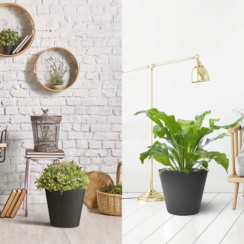 Octavia Recycled and Unbreakable Plant Pots Set of 2 (28, 38cm)