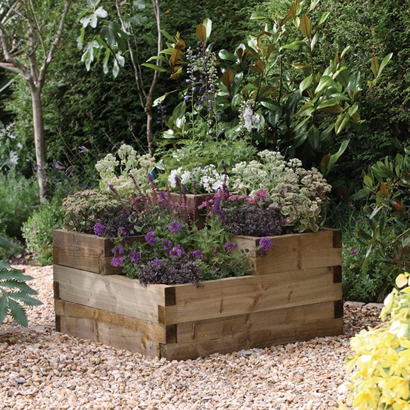 Caledonian Tiered Wooden Raised Bed