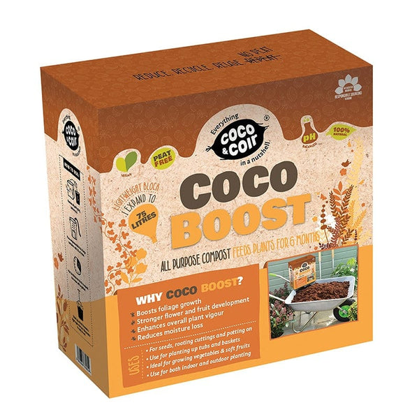 Coco Grow Peat Free Pure Coir Compost Boost | Johnsons