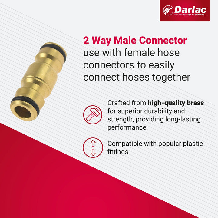 Darlac 2 Way Male Connector