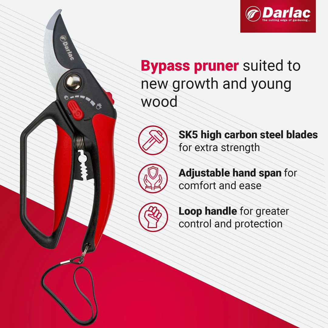 Darlac Adjustable Bypass Secateurs